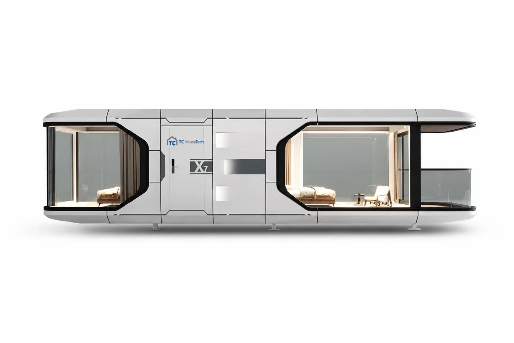 TC HouseTech X7 space capsule exterior