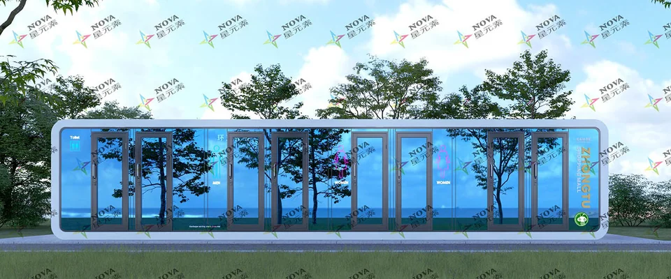 Modular sanitary cabin — 6